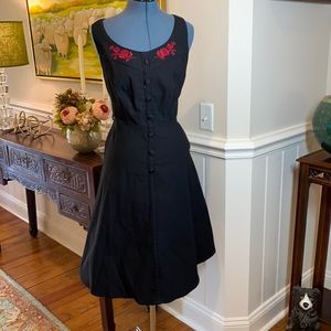 Vintage inspired Voodoo Vixen Swing Dress